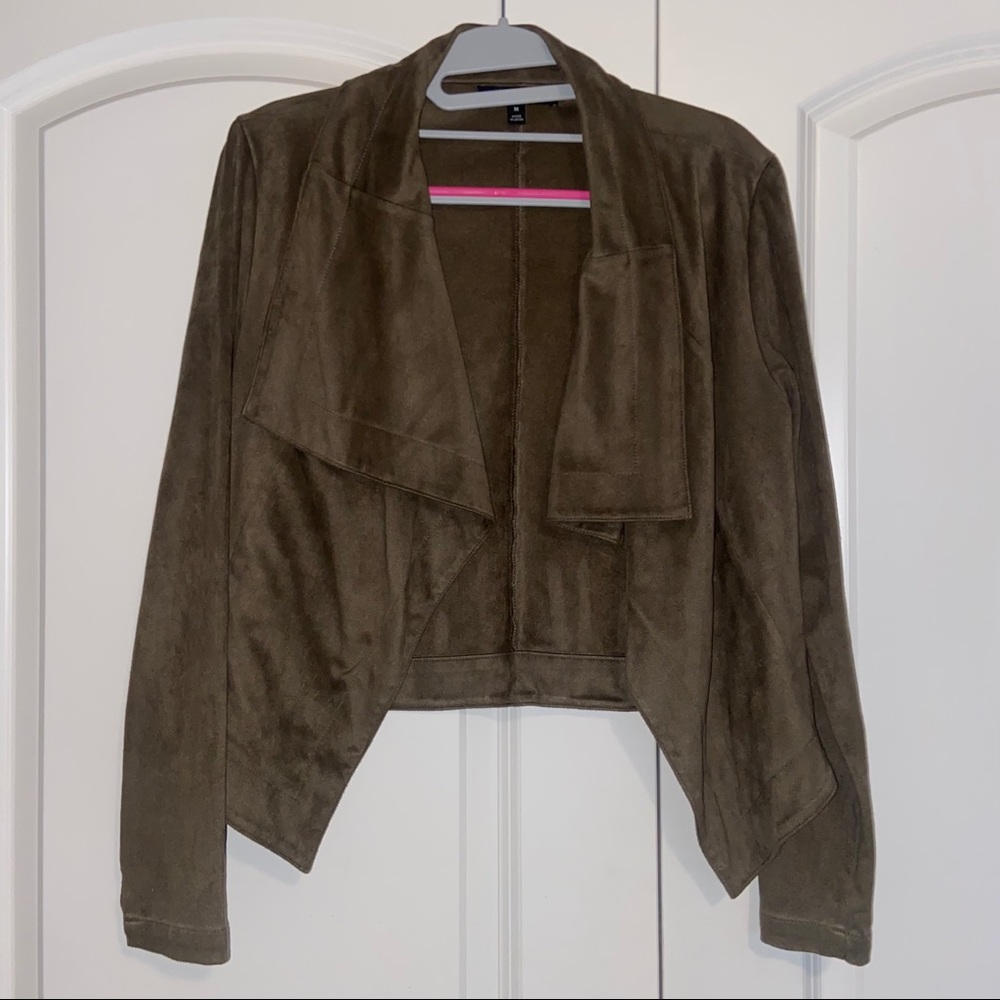 Army Greeb Suede Jacket